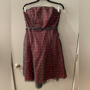 Onyx Strapless Dress